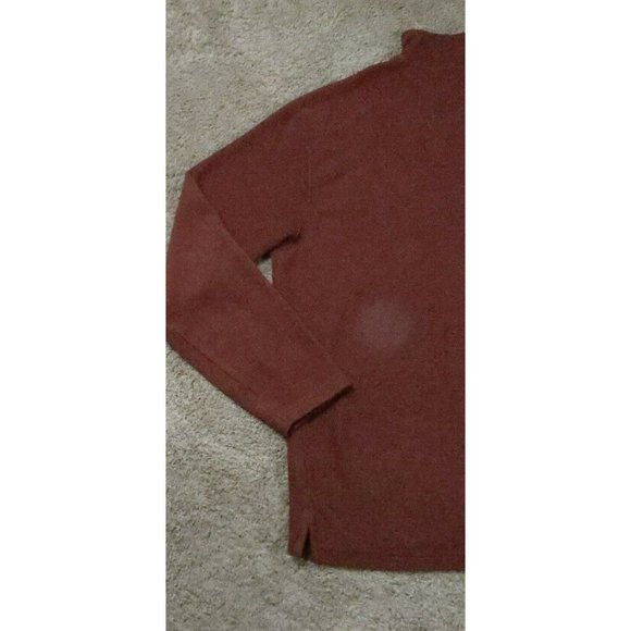 JOE JOSEPH ABBOUD Sweater Men's Cotton Blend 1/4 Zip Brown Size Extra Large - Picture 10 of 12